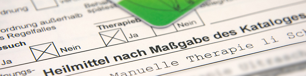 Ausschnitt eines Behandlungsformulars